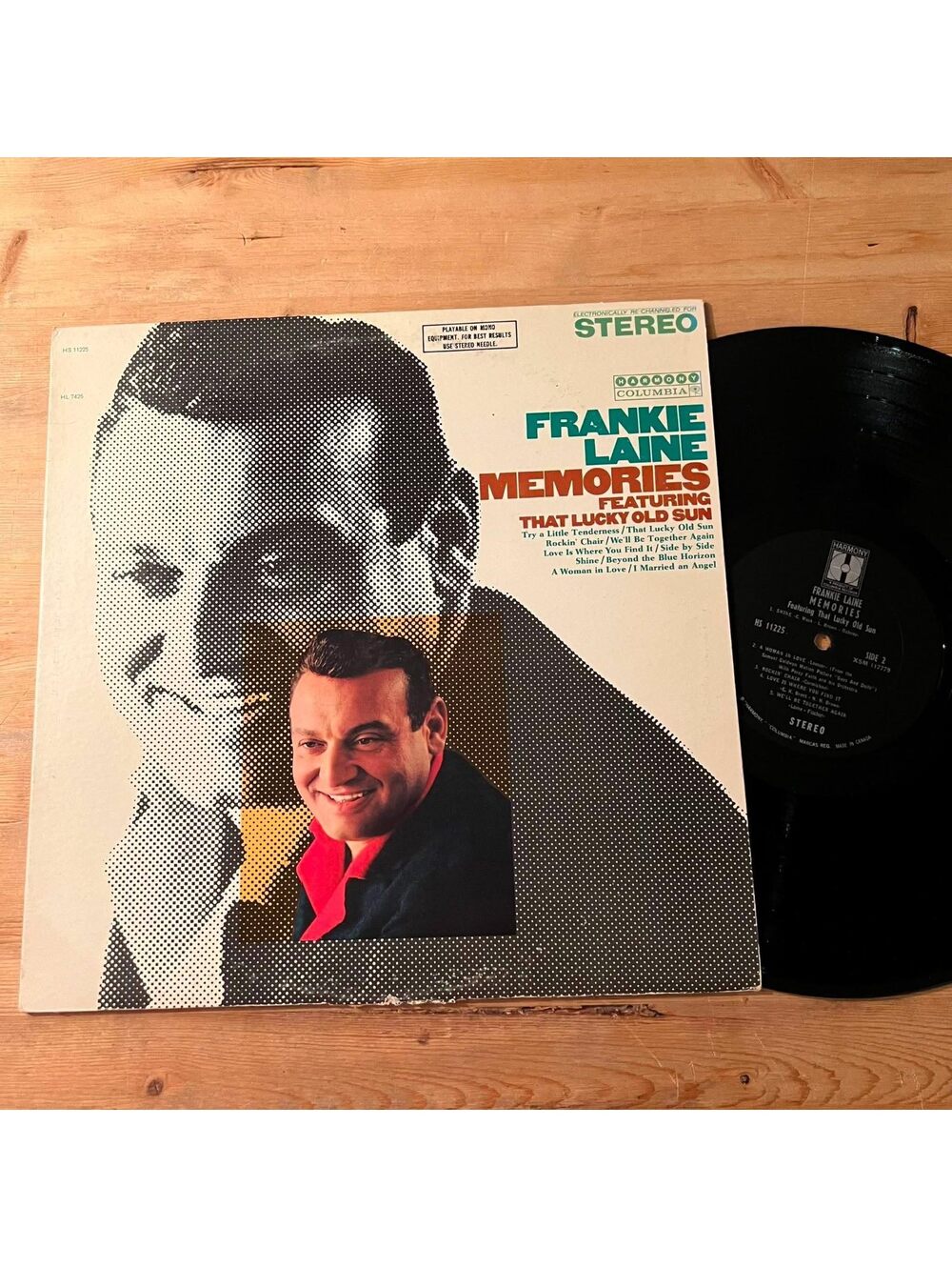 Frankie Laine - Memories Ft. That Lucky Old Sun 33rpm VG+ VR21